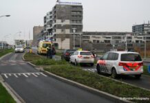 Weer ongeluk met fietser Belvederelaan Bron: twitter @Mondria0311