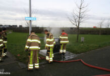 Containerbrand aan de Buidelmos