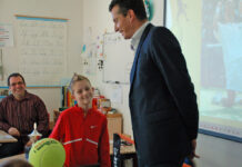 Een spreekbeurt over tennis – mèt Richard Krajicek