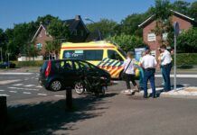 Snorfiets aangereden op fietsoversteek Frankhuizerallee