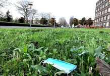 Nieuw zwerfvuil: het mondkapje