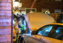 Autobrand aan de Broderiestraat