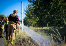 Vuurwerk veroorzaakt bermbrand in Stadshagen