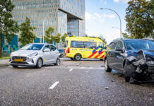 Auto’s botsen op Westerholterallee