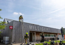 Brandje op dak van Milligers