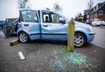 Auto’s in botsing op kruising Buckhorstlaan