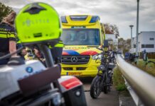 Westenholterbrug tijdelijk dicht na ongeval met fatbike, fietser gewond