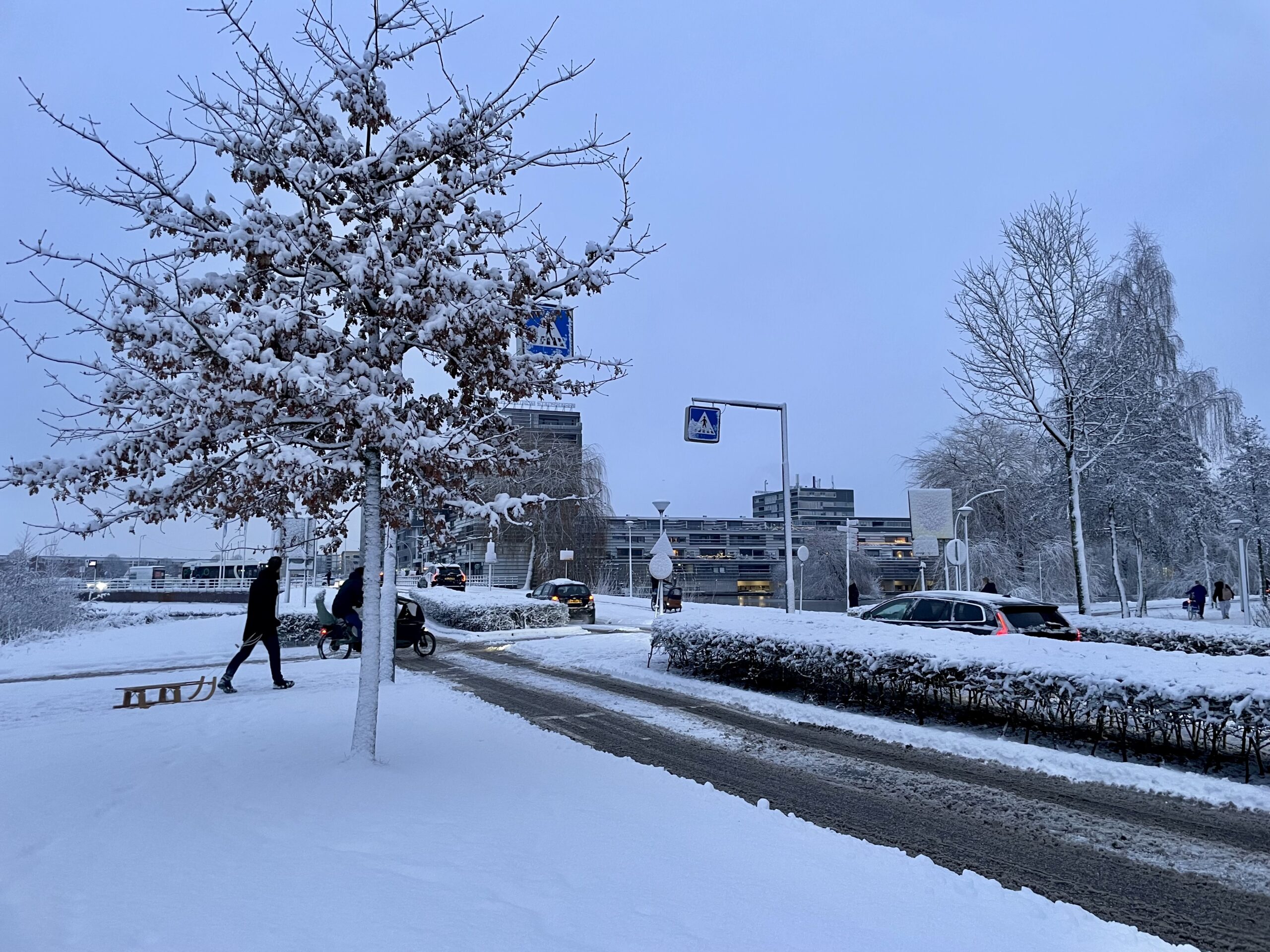 Sneeuw zorgt voor ongemak én mooie plaatjes