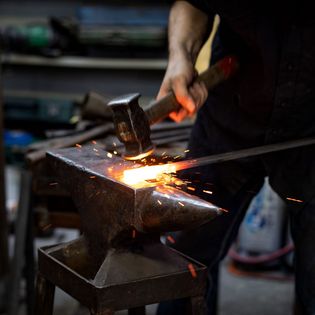 Workshop ijzer smeden