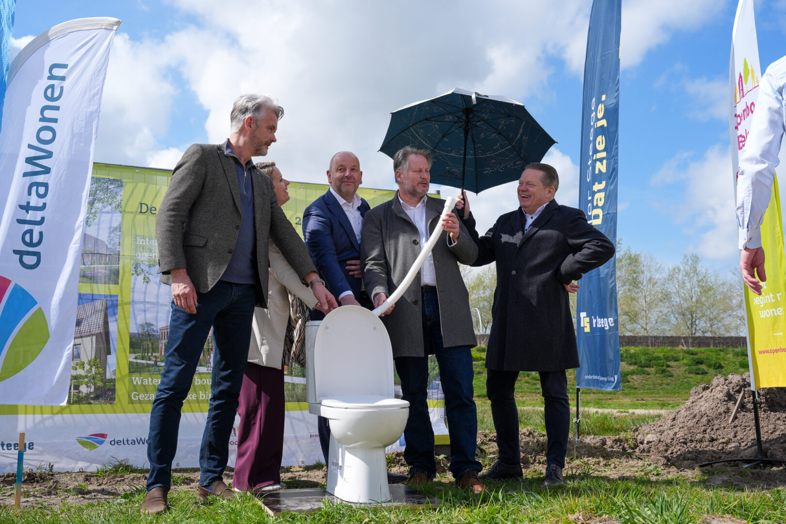 Nieuwe huurhuizen in De Tippe spoelen toilet straks door met regenwater