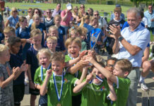 Westwijs, Zevensprong en Sprankel winnen schoolkorfbalfinales