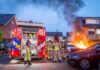 Auto zwaar beschadigd door brand op parkeerplaats Gruttersmolen