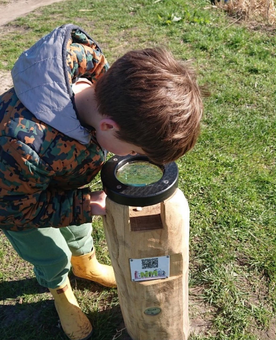 Bodemdiertjes zoeken bij de Stadshoeve