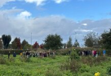 Jeugdtuin die dreigt te verdwijnen krijgt bezoek van Jeugdjournaal