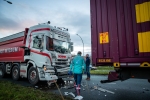 Vrachtwagens botsen op Hasselterweg: geen gewonden, wel lange files
